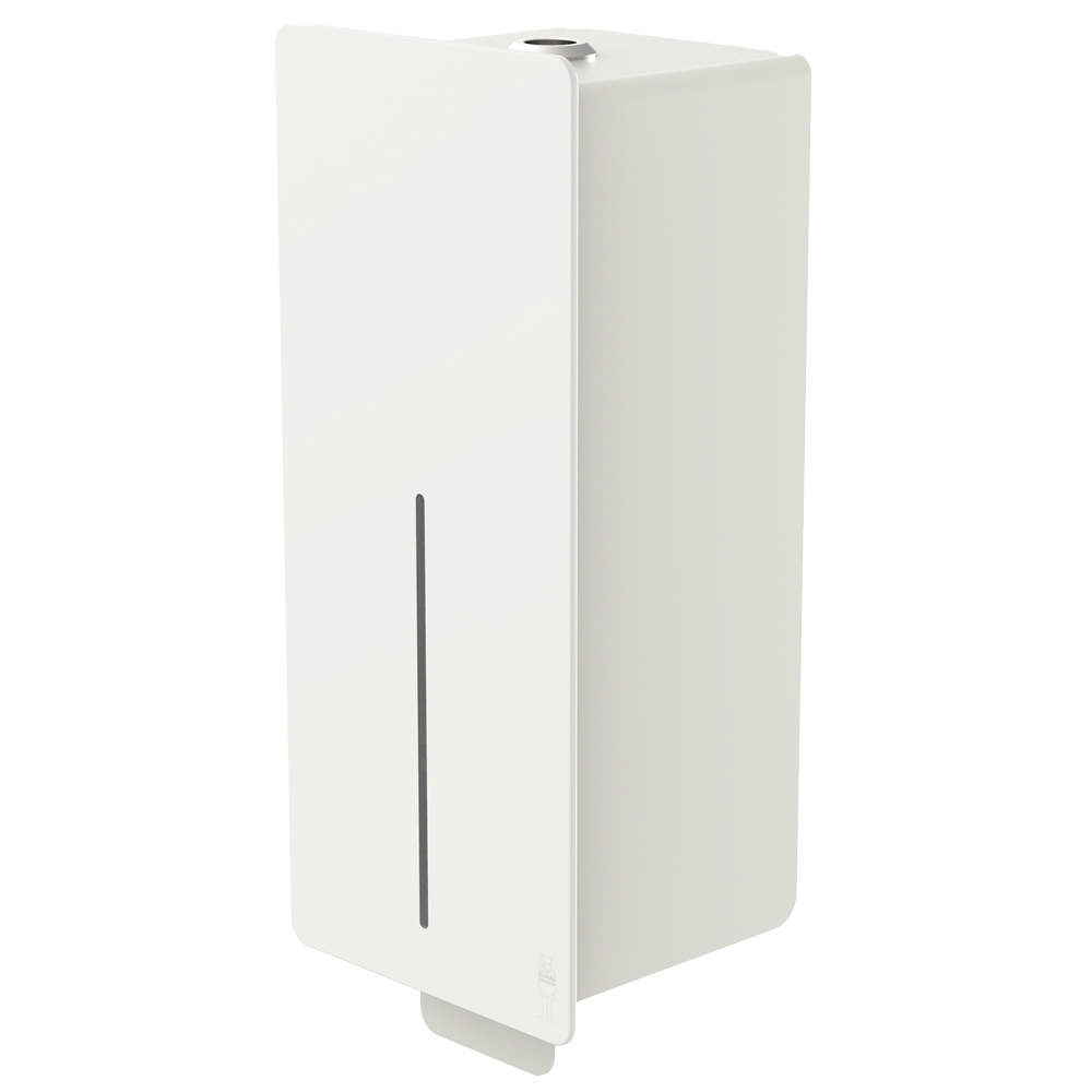 LOKI manuel dispenser til sæbe og desinfektion, hvid