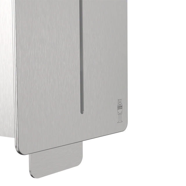 LOKI manual dispenser for disinfectant spray, stainless steel