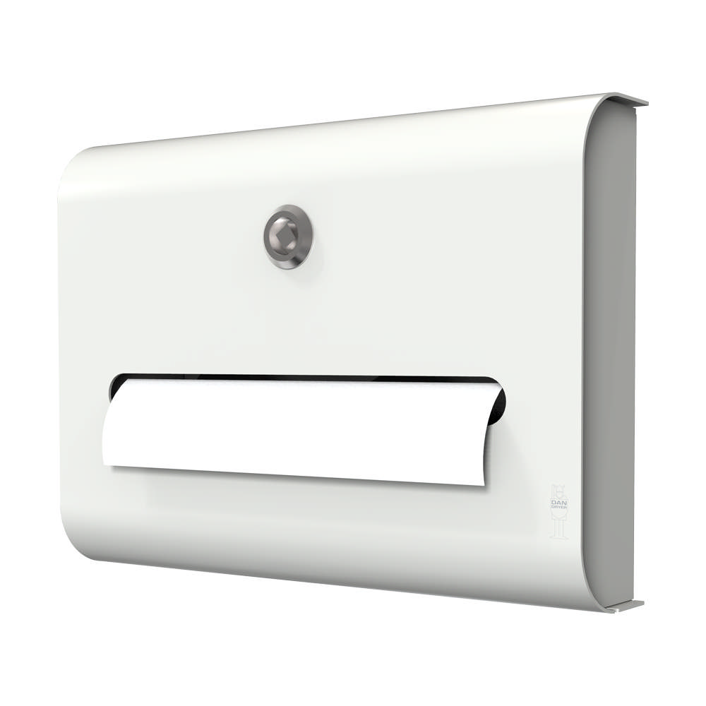 Papirdispenser til BJÖRK puslebord, hvid