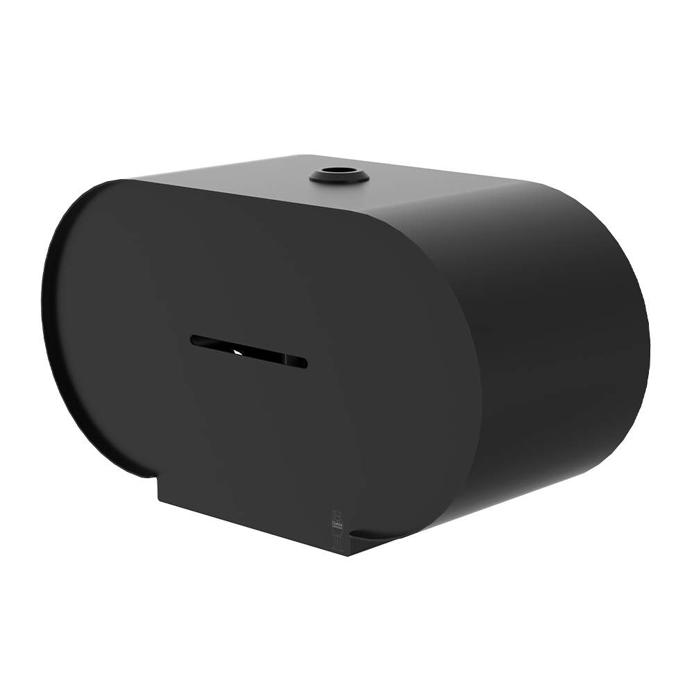 BJÖRK toiletpapirholder til 2 standardruller, sort