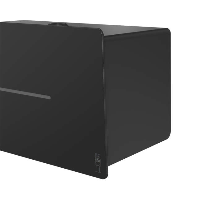 LOKI toiletpapirholder til 2 standardruller, sort